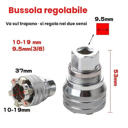 Misure della bussola regolabile
